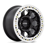 KMC KM237 RIOT BEADLOCK 17X8.5 6x139.7 ET0 CB108.0mm Satin
