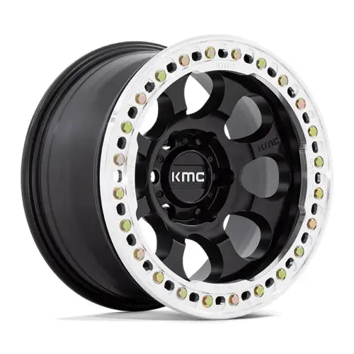 KMC KM237 RIOT BEADLOCK 17X9.0 5x127 ET-12 CB71.5mm Satin