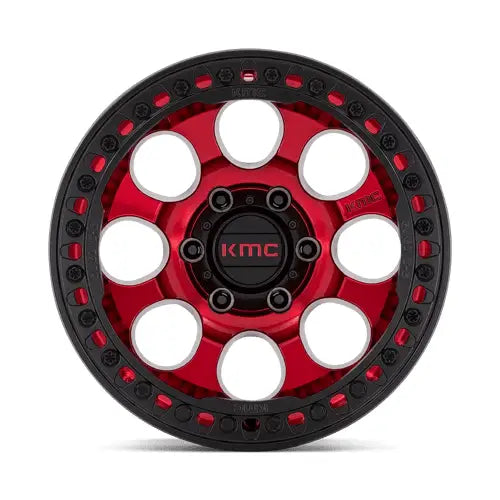 KMC KM237 RIOT BEADLOCK 17X8.5 6x135 ET0 CB87.1mm Candy Red