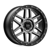 KMC KM544 MESA 20X9.0 5x127 ET18 CB71.5mm Satin Black W/