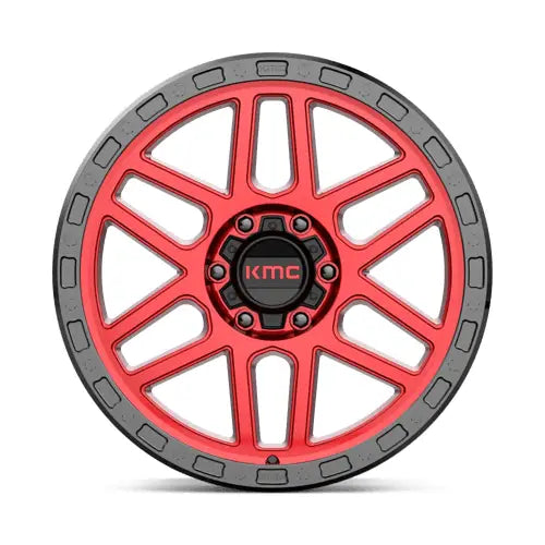 KMC KM544 MESA 20X9.0 6x135 ET18 CB87.1mm Candy Red W/