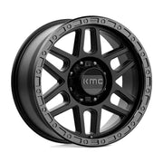 KMC KM544 MESA 20X9.0 8x170 ET0 CB125.1mm Satin Black W/