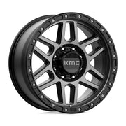 KMC KM544 MESA 20X9.0 8x180 ET0 CB124.2mm Satin Black W/