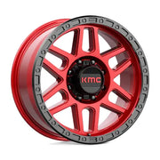 KMC KM544 MESA 20X9.0 8x180 ET0 CB124.2mm Candy Red W/