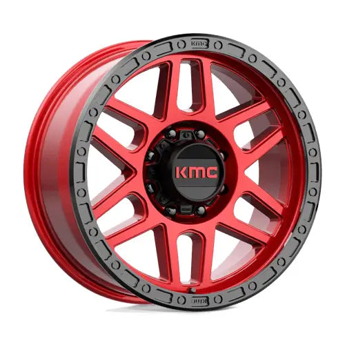 KMC KM544 MESA 20X9.0 8x180 ET0 CB124.2mm Candy Red W/