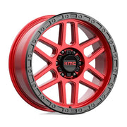 KMC KM544 MESA 17X8.5 6x135 ET0 CB87.1mm Candy Red W/ Black