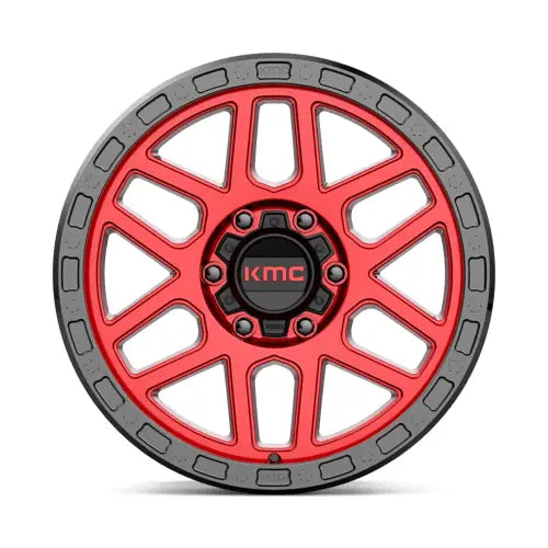KMC KM544 MESA 17X8.5 6x135 ET0 CB87.1mm Candy Red W/ Black