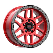KMC KM544 MESA 17X9.0 5x127 ET18 CB71.5mm Candy Red W/