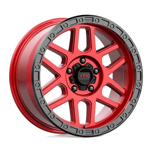 KMC KM544 MESA 17X9.0 5x127 ET18 CB71.5mm Candy Red W/