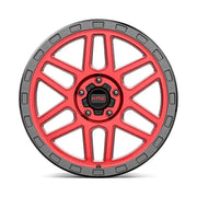 KMC KM544 MESA 17X9.0 5x127 ET18 CB71.5mm Candy Red W/
