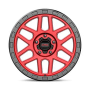 KMC KM544 MESA 18X9.0 5x127 ET18 CB71.5mm Candy Red W/