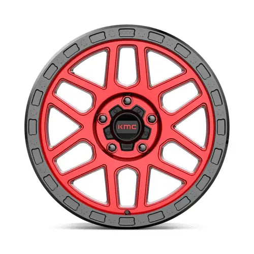 KMC KM544 MESA 18X9.0 5x127 ET18 CB71.5mm Candy Red W/