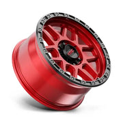 KMC KM544 MESA 18X9.0 6x114.3 ET18 CB66.06mm Candy Red W/