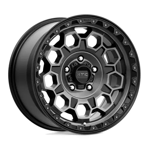 KMC KM545 TREK 17X9.0 5x127 ET18 CB71.5mm Satin Black W/