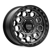 KMC KM545 TREK 17X9.0 6x114.3 ET18 CB66.06mm Satin Black W/