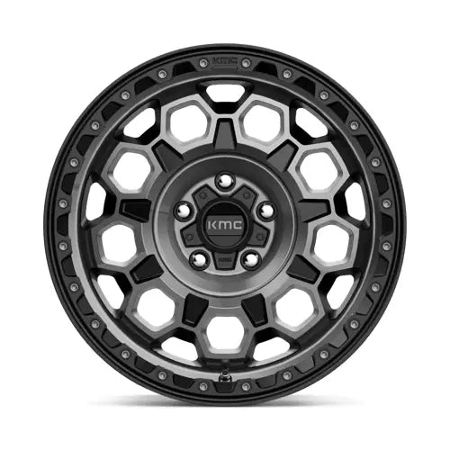 KMC KM545 TREK 17X9.0 6x139.7 ET0 CB106.1mm Satin Black W/