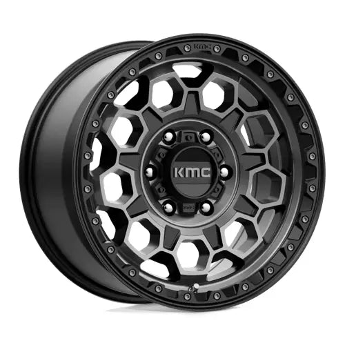 KMC KM545 TREK 17X9.0 6x139.7 ET18 CB106.1mm Satin Black W/