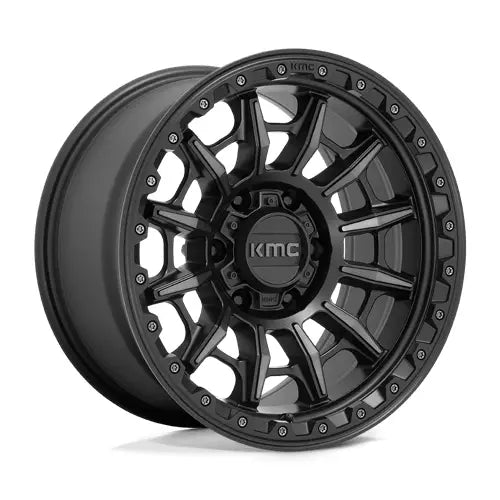 KMC KM547 CARNAGE 17X9.0 5x127 ET-12 CB71.5mm Satin Black