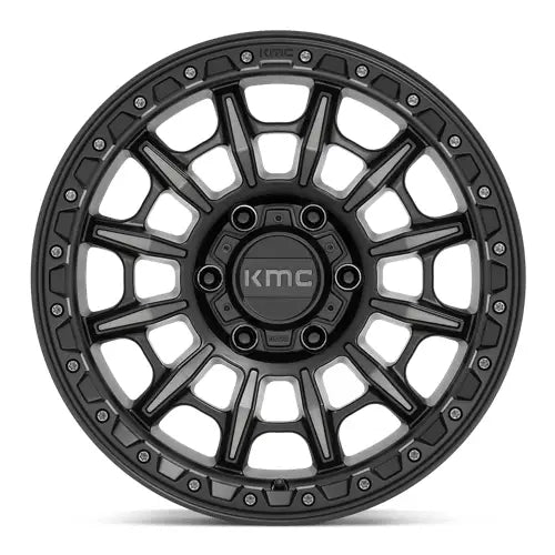 KMC KM547 CARNAGE 17X9.0 5x127 ET-12 CB71.5mm Satin Black