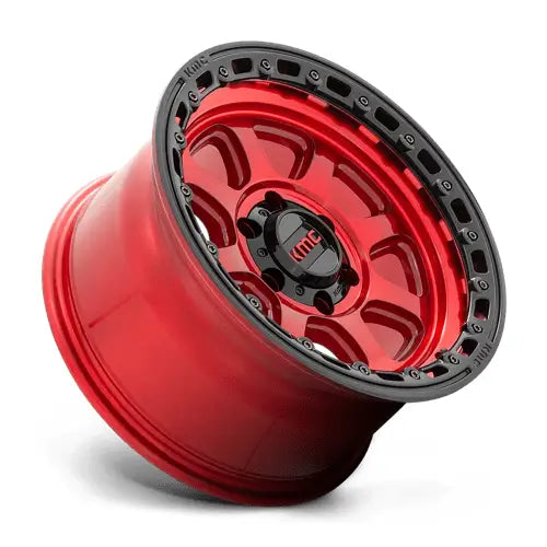 KMC KM548 CHASE 18X9.0 8x170 ET0 CB125.1mm Candy Red W/