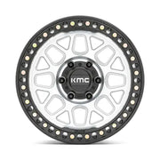 KMC KM549 GRS 18X8.5 5x127 ET0 CB71.5mm Machined W/ Satin