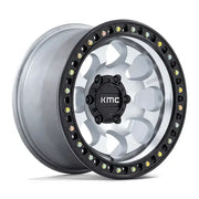 KMC KM550 RIOT SBL 17X8.5 5x127 ET10 CB71.5mm Machined W/
