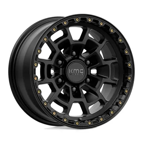 KMC KM718 SUMMIT 17X8.5 5x127 ET0 CB71.5mm Satin Black
