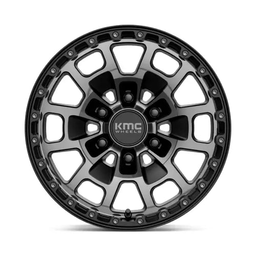KMC KM718 SUMMIT 17X8.5 6x139.7 ET18 CB106.1mm Satin Black