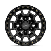 KMC KM718 SUMMIT 17X8.5 6x139.7 ET0 CB106.1mm Satin Black