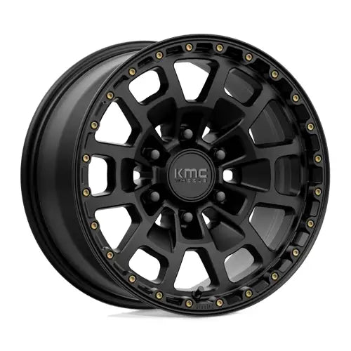 KMC KM718 SUMMIT 17X8.5 6x139.7 ET18 CB106.1mm Satin Black
