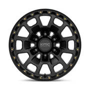 KMC KM718 SUMMIT 17X8.5 6x139.7 ET18 CB106.1mm Satin Black