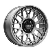 KMC KM722 TECHNIC 20X9.0 6x139.7 ET18 CB106.1mm Anthracite