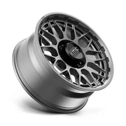 KMC KM722 TECHNIC 20X9.0 8x165.1 ET18 CB125.1mm Anthracite