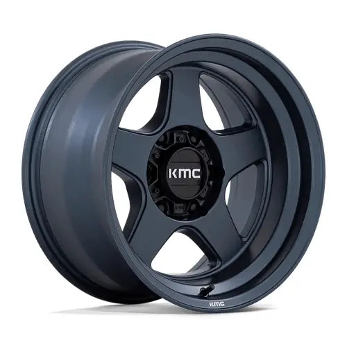KMC KM728 LOBO 17X8.5 5x127 ET18 CB71.5mm Metallic Blue