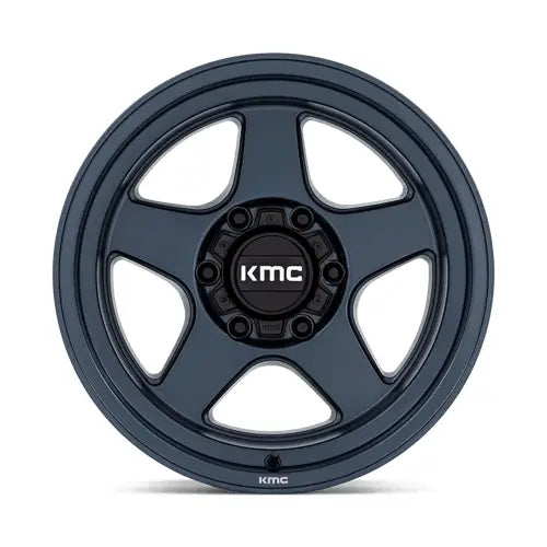 KMC KM728 LOBO 17X8.5 5x127 ET18 CB71.5mm Metallic Blue