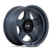 KMC KM728 LOBO 17X9.0 5x127 ET-38 CB71.5mm Metallic Blue