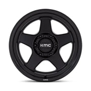 KMC KM728 LOBO 17X9.0 6x139.7 ET-38 CB106.1mm Matte Black