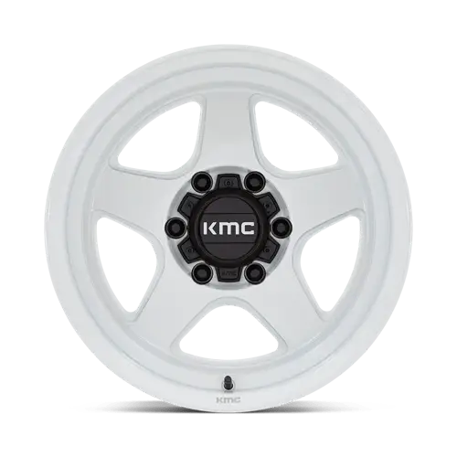 KMC KM728 LOBO 17X8.5 6x114.3 ET18 CB66.06mm Gloss White