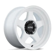 KMC KM728 LOBO 17X8.5 6x139.7 ET-10 CB106.1mm Gloss White