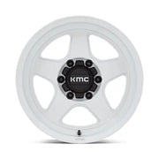 KMC KM728 LOBO 17X8.5 6x120 ET-10 CB66.9mm Gloss White