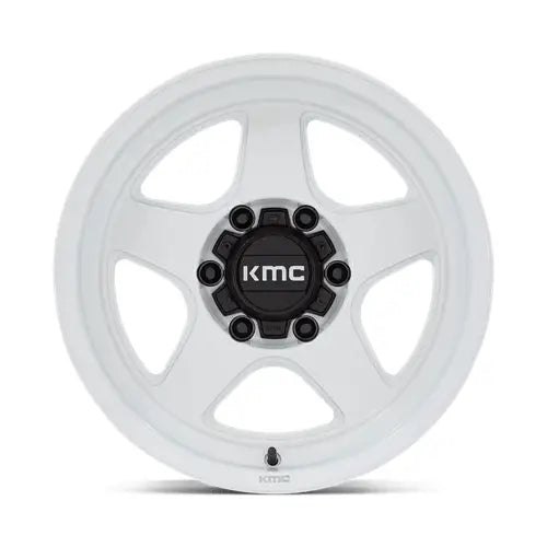 KMC KM728 LOBO 17X8.5 6x120 ET-10 CB66.9mm Gloss White