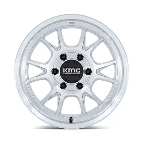 KMC KM729 RANGE 17X8.5 5x127 ET-10 CB71.5mm Gloss Silver W/