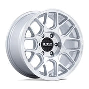 KMC KM730 HATCHET 17x8.5 6x120mm ET25 CB66.9mm Gloss Silver