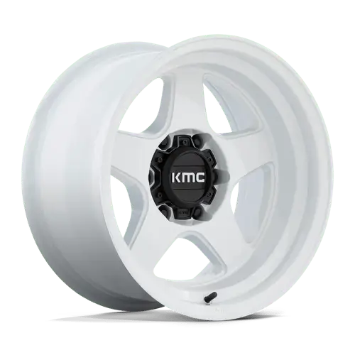 KMC KM728 LOBO 17X8.5 6x114.3 ET18 CB66.06mm Gloss White