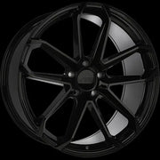 Replica Front 20x9 ET26 Rear 20x10 ET19 66.5 Satin Black
