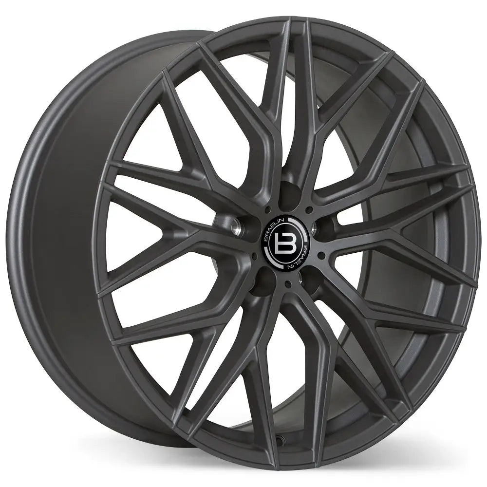Braelin BR10 19X8.5 ET35 63.4 Matt Graphite / Michelin X