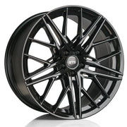 GTS G512 19X8 ET35 63.4 Gloss Black / Michelin X ICE SNOW