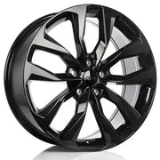 Replica One 18x8 + 35 66.1 Gloss Black / Michelin X Ice