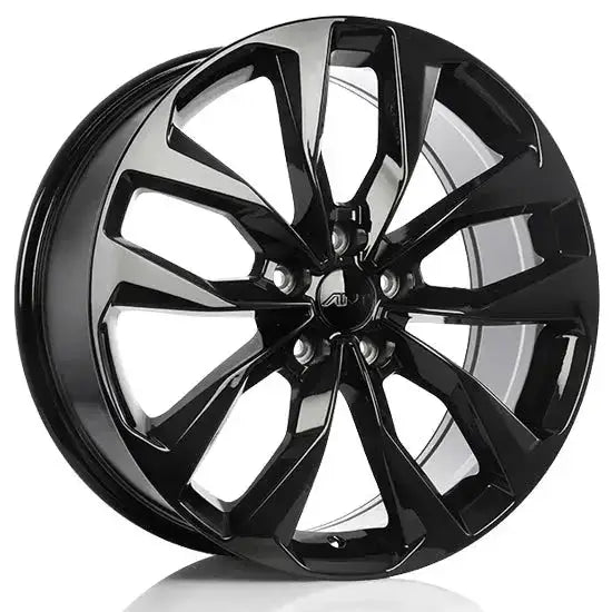 Replica One 18x8 + 35 66.1 Gloss Black / Michelin X Ice