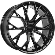 720 Form RF1 V 19x8.5 ET35 CB73.1 GLoss Black / Michelin X